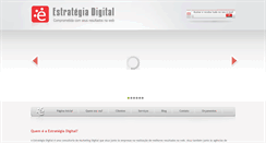 Desktop Screenshot of estrategiadigital.com.br