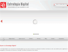 Tablet Screenshot of estrategiadigital.com.br
